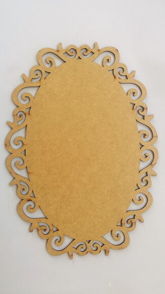 Placa decorativa Oval