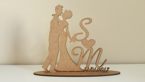 Topo de bolo Casamento