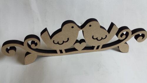 Topo de bolo passarinhos in Love
