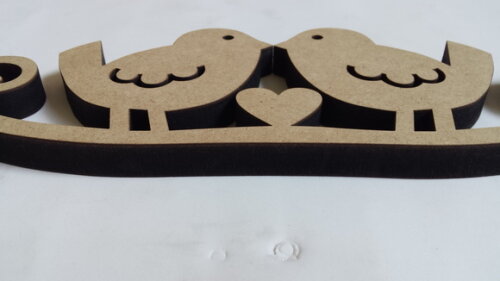 Topo de bolo passarinhos in Love