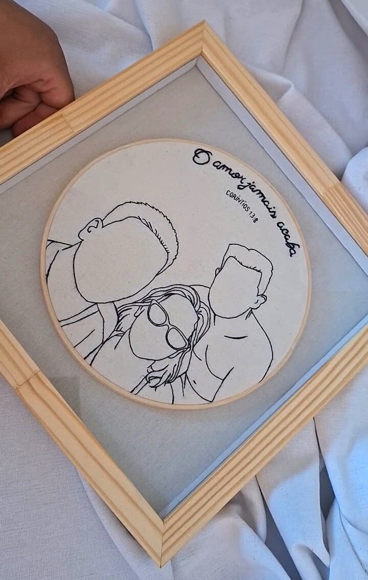 Retrato bordado