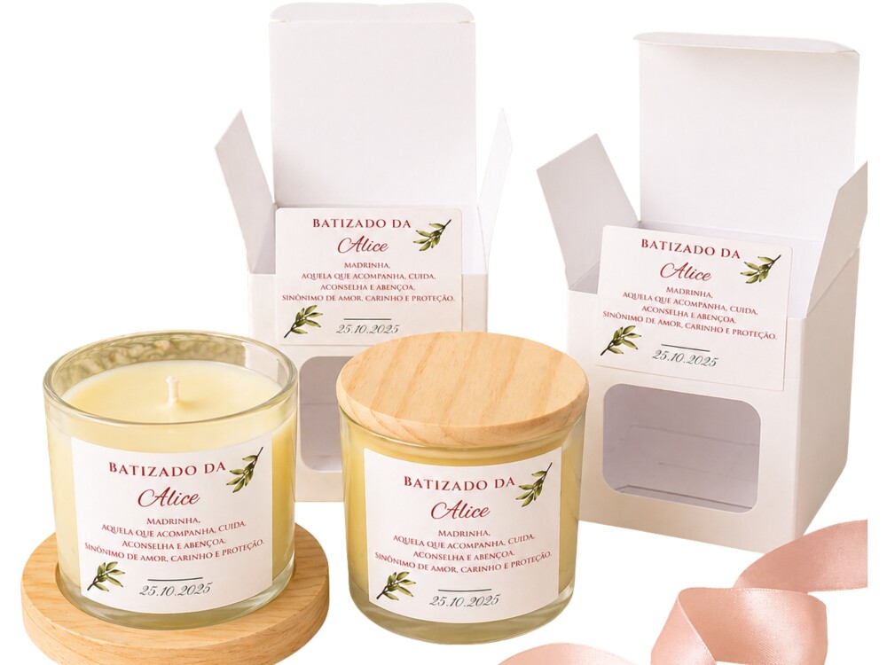 Vela Perfumada Lembrancinha Kit 2