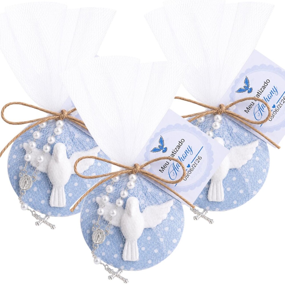 Lembrancinha de Batizado com Divino Espírito Santo Ímã Decorat