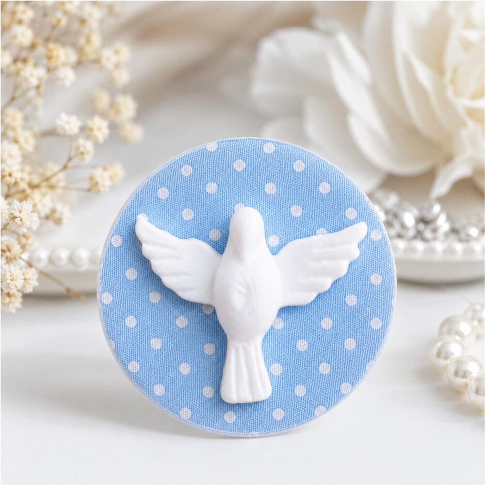 Lembrancinha de Batizado com Divino Espírito Santo Ímã Decorat