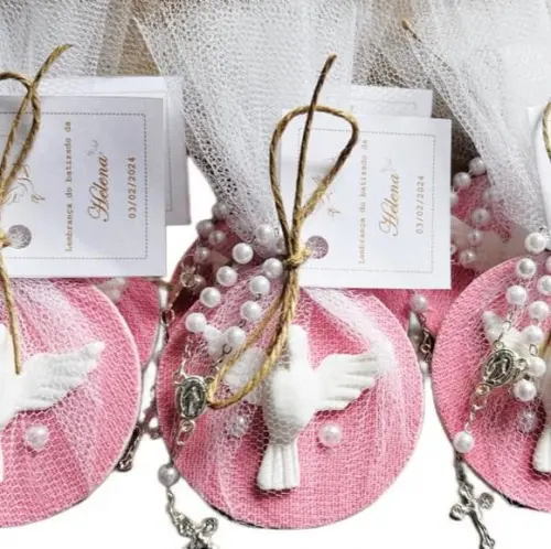 Lembrancinha de Batizado Kit 15 Pçs