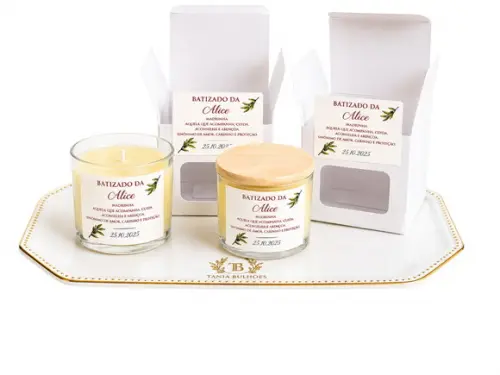 Vela Perfumada Lembrancinha Kit 2