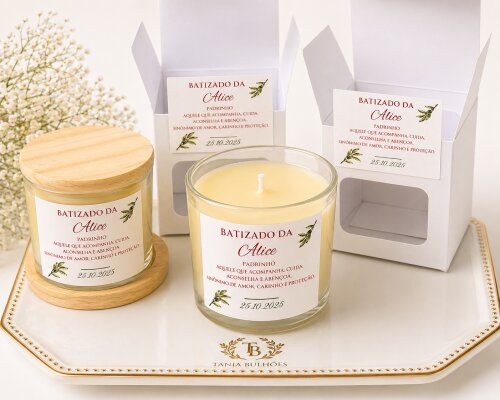 Vela Perfumada Lembrancinha Kit 2