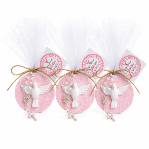 Lembrancinha de Batizado Espírito Santo Com Ímã Personalizado