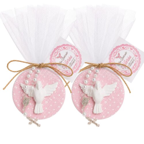 Lembrancinha de Batizado Espírito Santo Com Ímã Personalizado