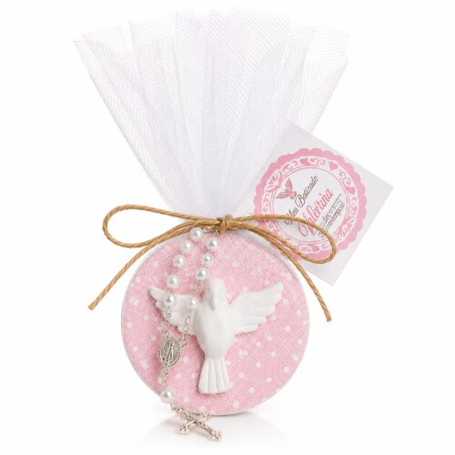 Lembrancinha de Batizado Espírito Santo Com Ímã Personalizado