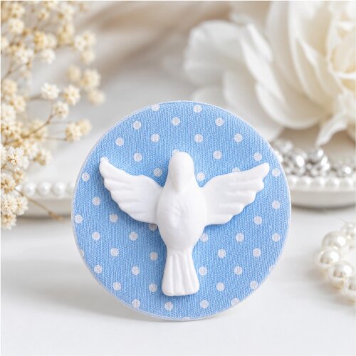 Lembrancinha de Batizado com Divino Espírito Santo Ímã Decorat
