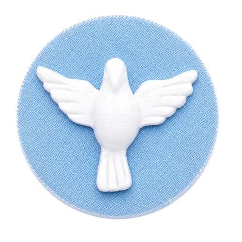 Lembrancinha De Batizado Com terço Ímã Para Menino