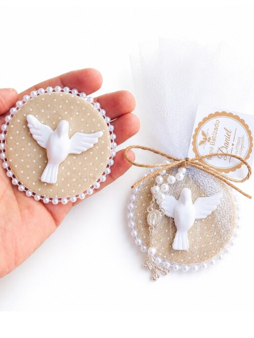 Lembrancinha  De Batizado  Com Ímã Personalizado
