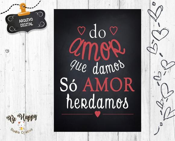 Quadro Amor Arte Digital