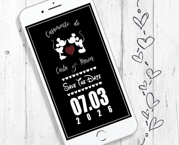 Save The Date Digital Whatsapp Reserve a Data Casamento