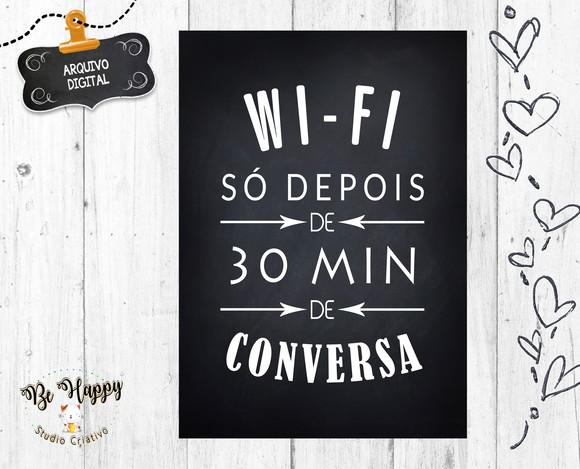 Quadro Wi-fi Arte Digital