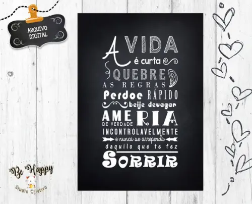 Quadro Vida Arte Digital