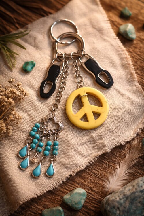 Chaveiro Paz & Liberdade