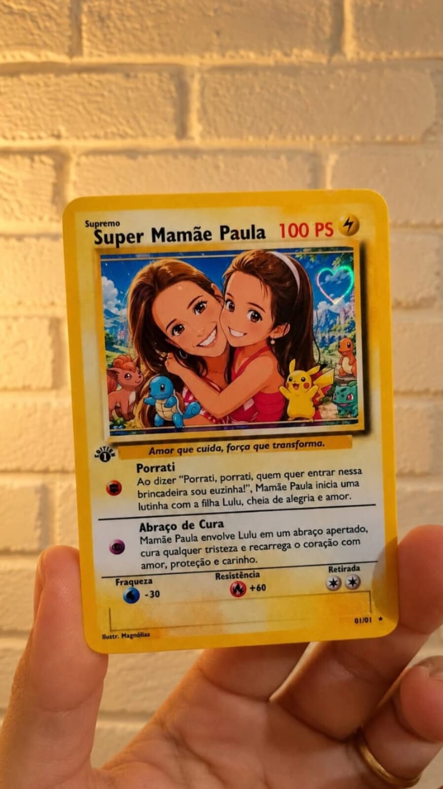 Carta Pokémon Personalizada