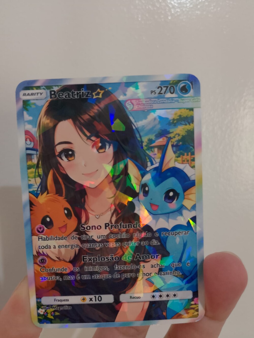 Carta Pokémon Personalizada