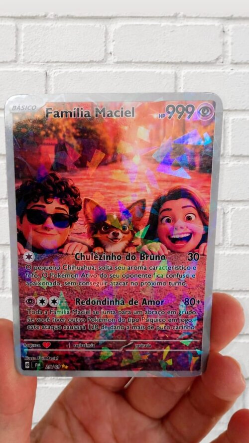 Carta Pokémon Personalizada
