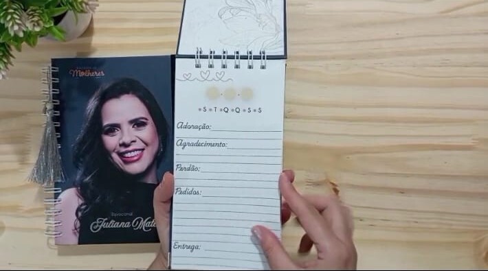 Diário de Oração Personalizado A5 | Capa Dura Premium | ClaveC