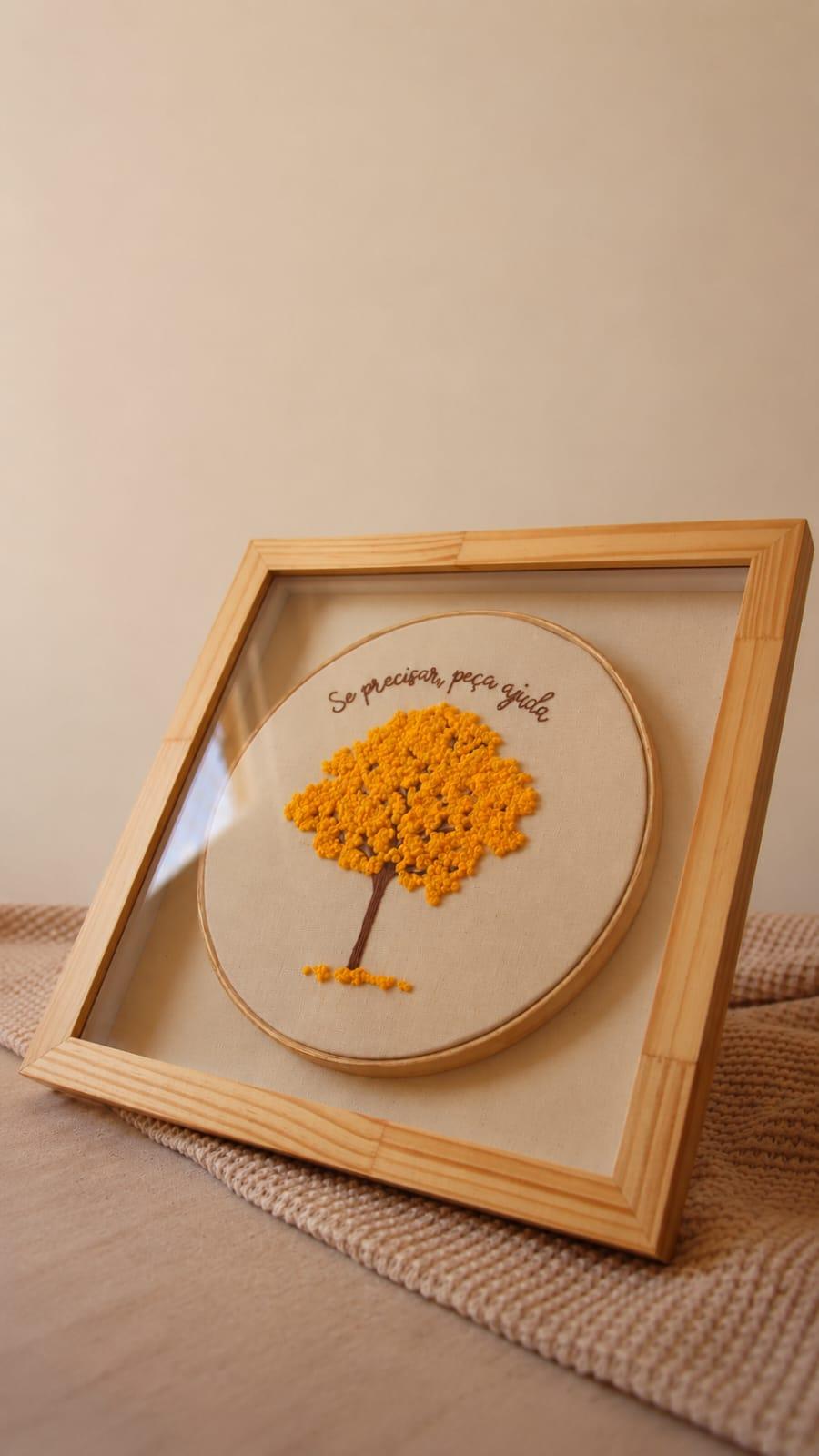 Quadro bastidor Ipê Amarelo