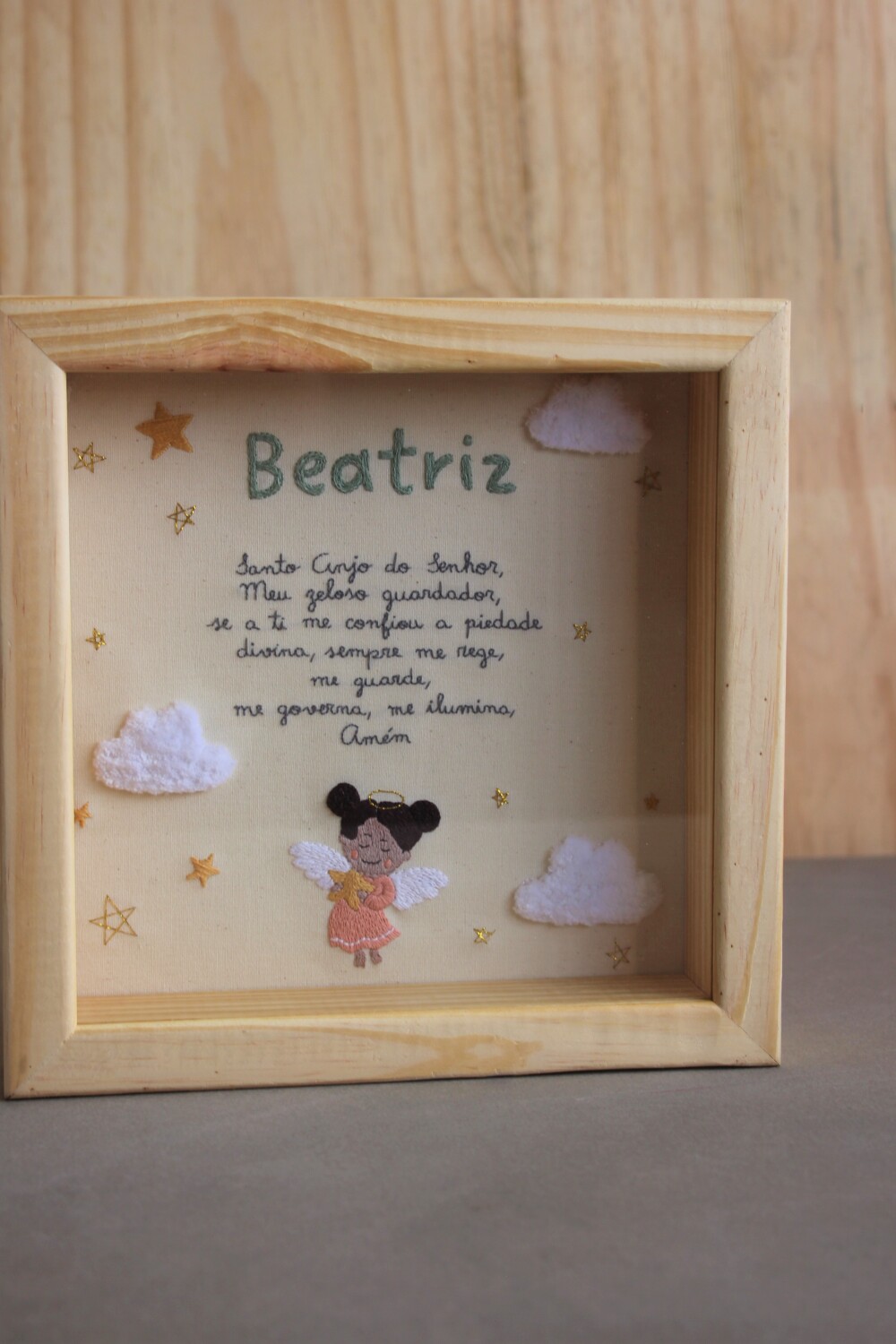 Quadro Oração Santo Anjo ou Personalizado