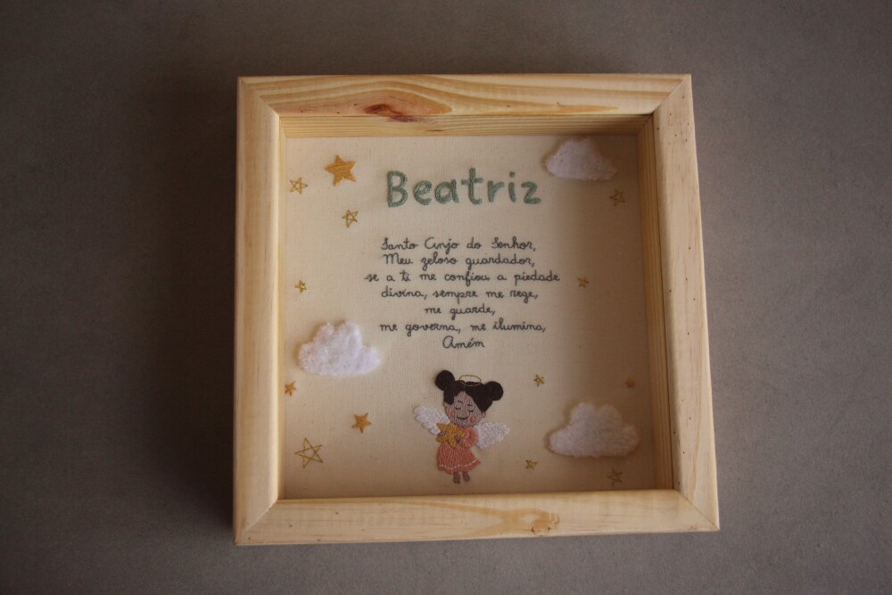 Quadro Oração Santo Anjo ou Personalizado