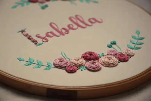pronta-entrega | Bastidor bordado à Mão floral