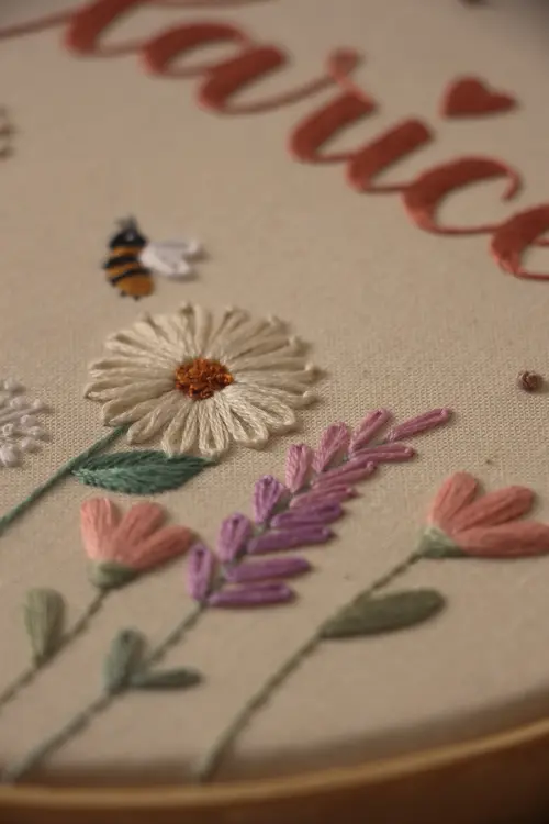Enfeite maternidade floral