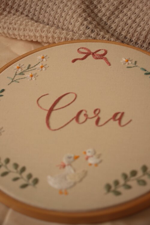 Coleção Laços de Ternura - Quadros Bordados à Mão