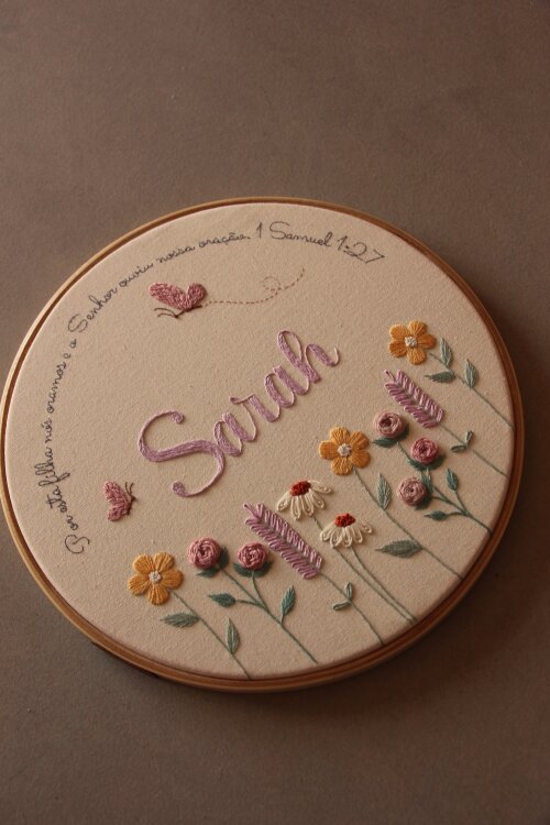 Enfeite maternidade Sarah
