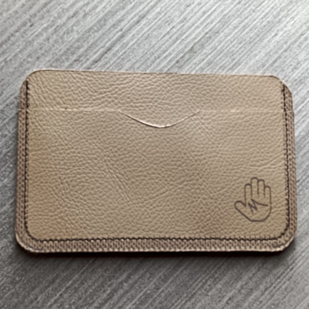 Porta Cartões Minimalista Carteira Couro Legítimo com Detalhes 