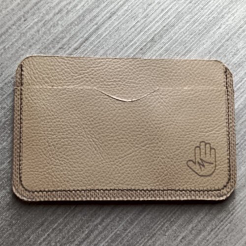 Porta Cartões Minimalista Carteira Couro Legítimo com Detalhes 