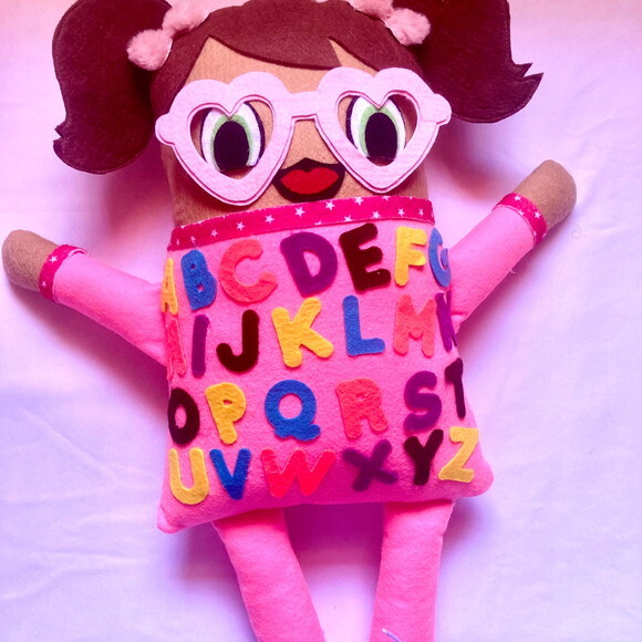 Boneco Senhora Alfabeto