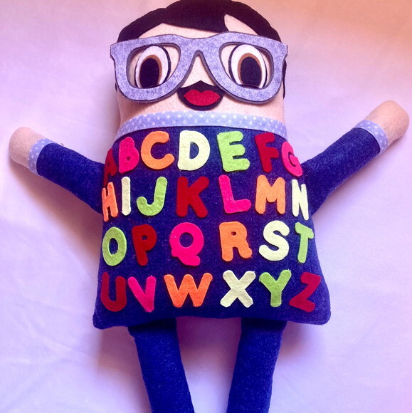 Boneco Senhora Alfabeto
