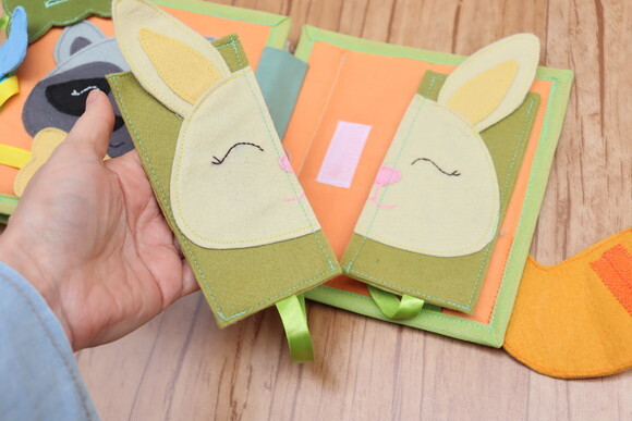 Livro Sensorial Bichinhos do Bosque