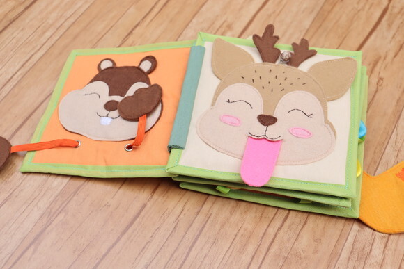 Livro Sensorial Bichinhos do Bosque