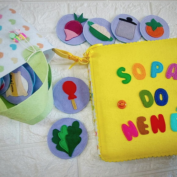 Livro Sensorial Sopa do Neném