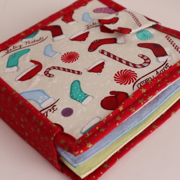 Mini Livro Sensorial Natal