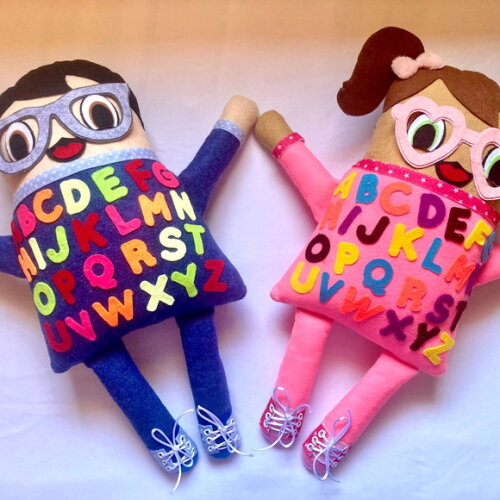 Boneco Senhora Alfabeto