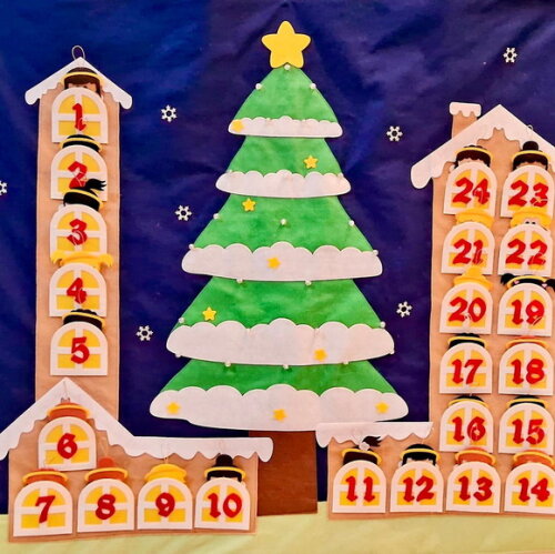 Calendário do Advento e Árvore Montessori