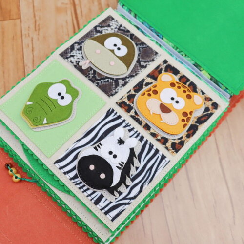 Livro Sensorial Safari