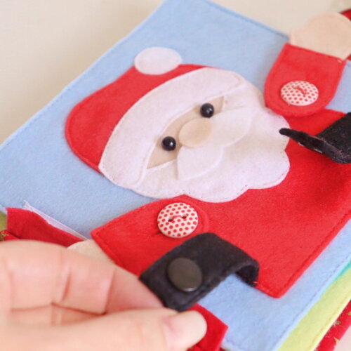 Mini Livro Sensorial Natal