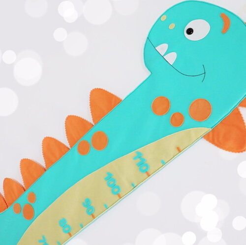 Régua de Crescimento Dinossauro