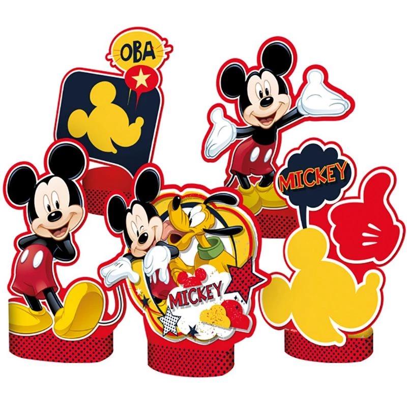 Centro de Mesa Mickey Mouse - Toten Para Decoração Mickey 5 Uni