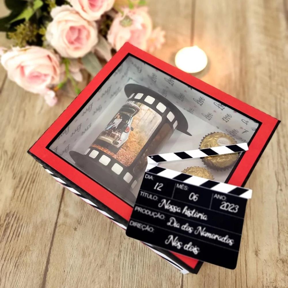 Caixa Surpresa Filme de Fotos Personalizada - Caixa de Presente D