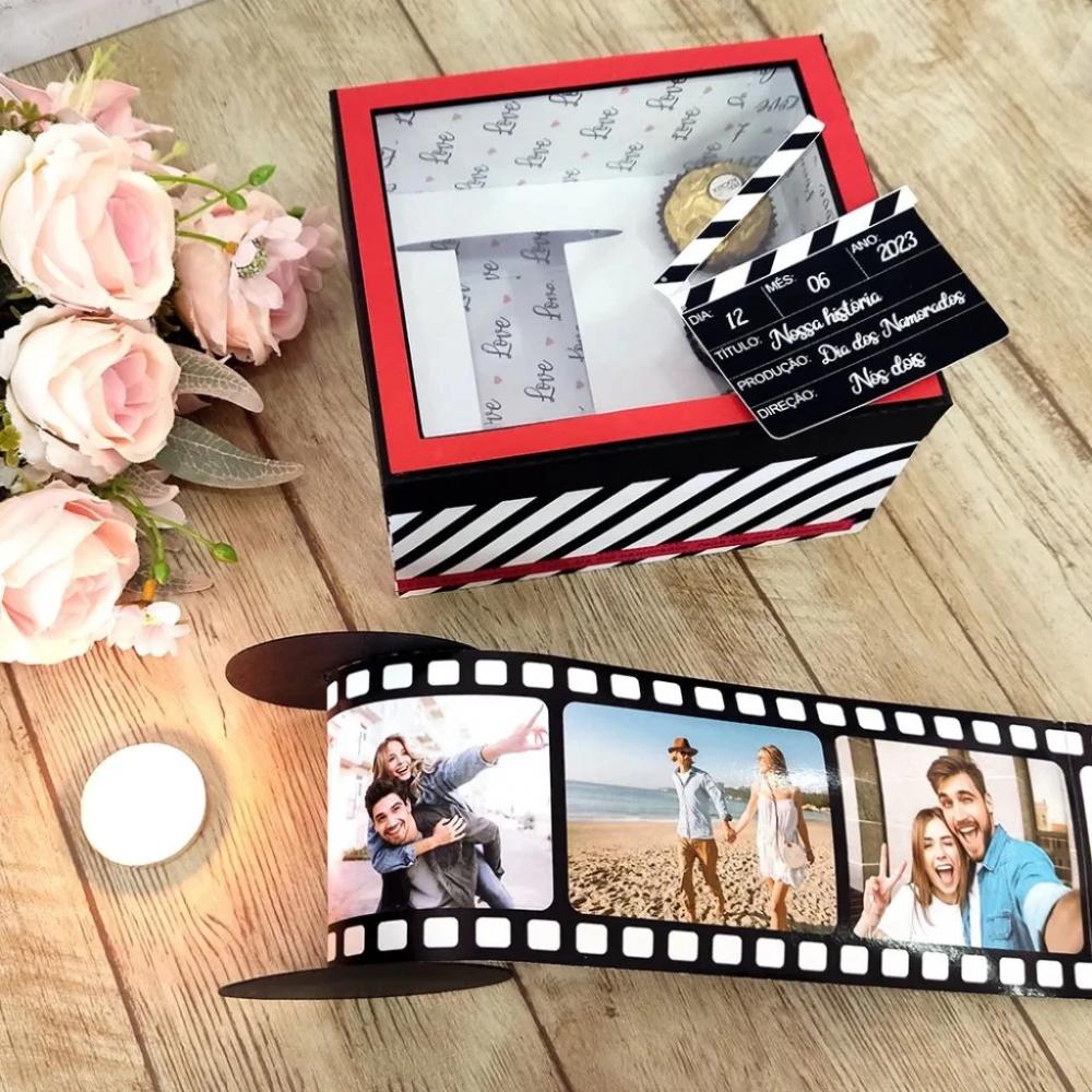 Caixa Surpresa Filme de Fotos Personalizada - Caixa de Presente D