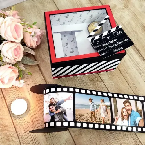 Caixa Surpresa Filme de Fotos Personalizada - Caixa de Presente D